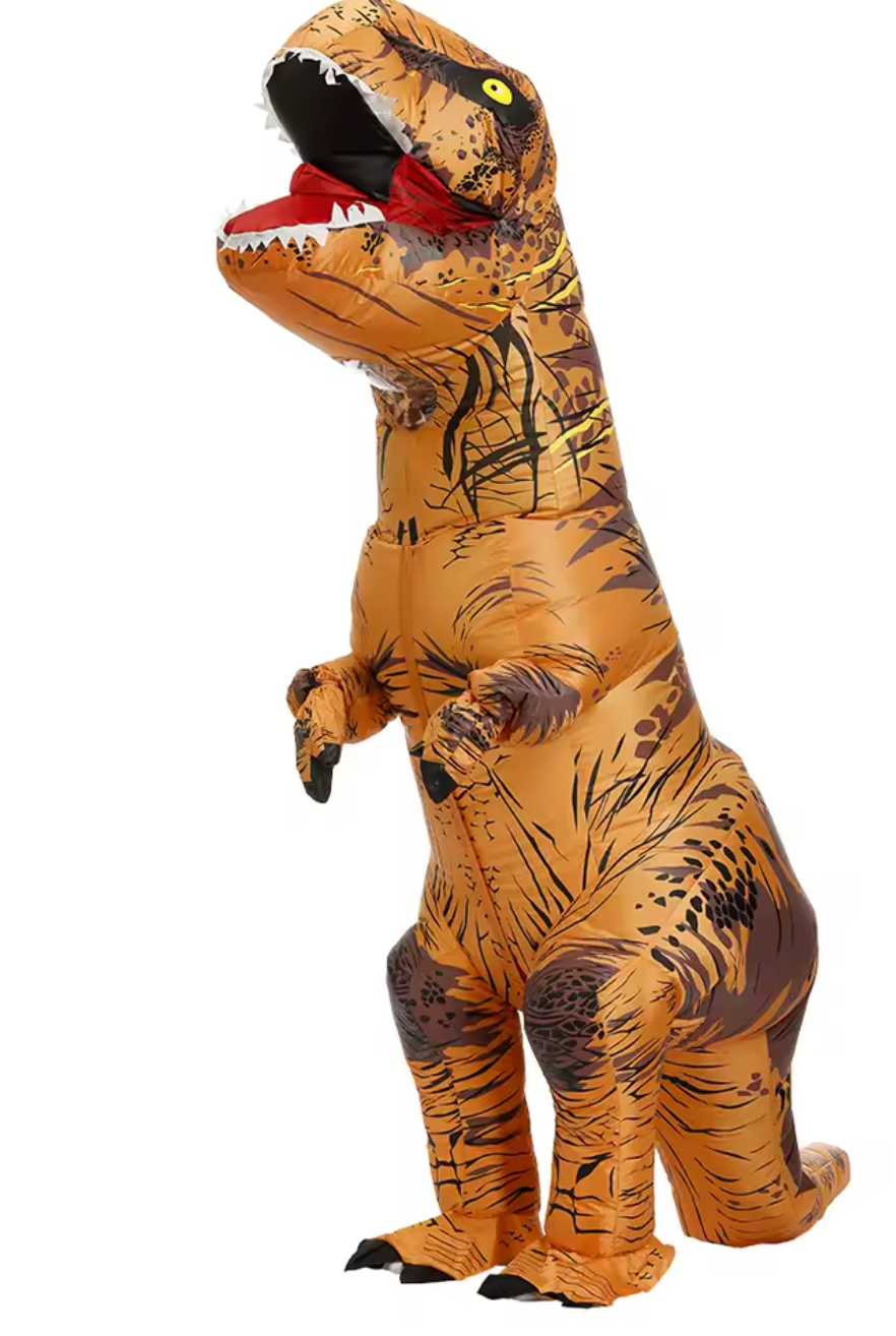 Costume Gonfiabile Dinosauro, per bambini e adulti
