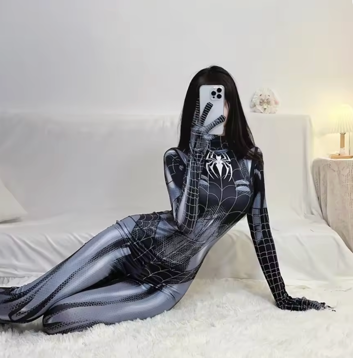 Costume Spider-Man in spandex – Cosplay supereroe donna/ragazza