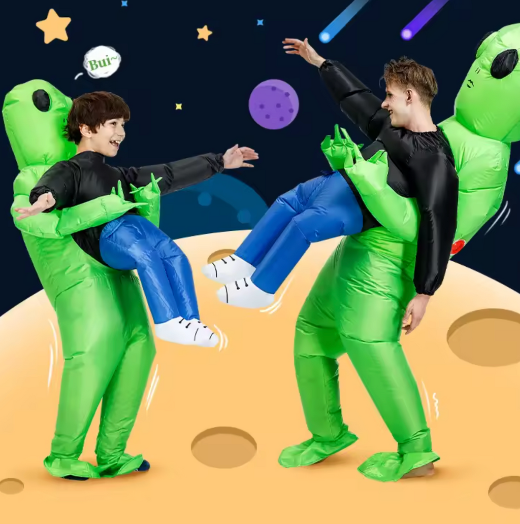 Costume Gonfiabile Alieno Spaventoso – Cosplay Divertente per Bambini e Adulti