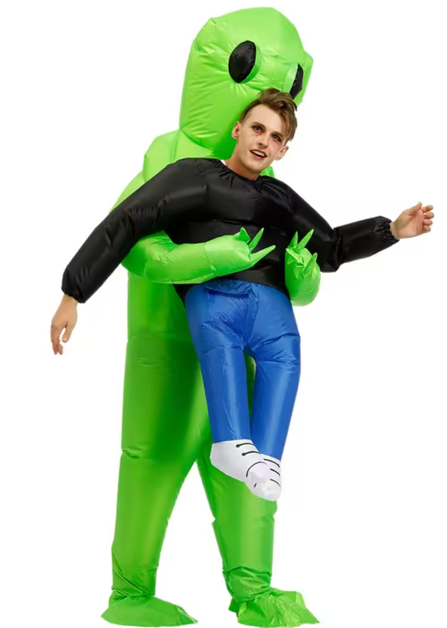 Costume Gonfiabile Alieno Spaventoso – Cosplay Divertente per Bambini e Adulti