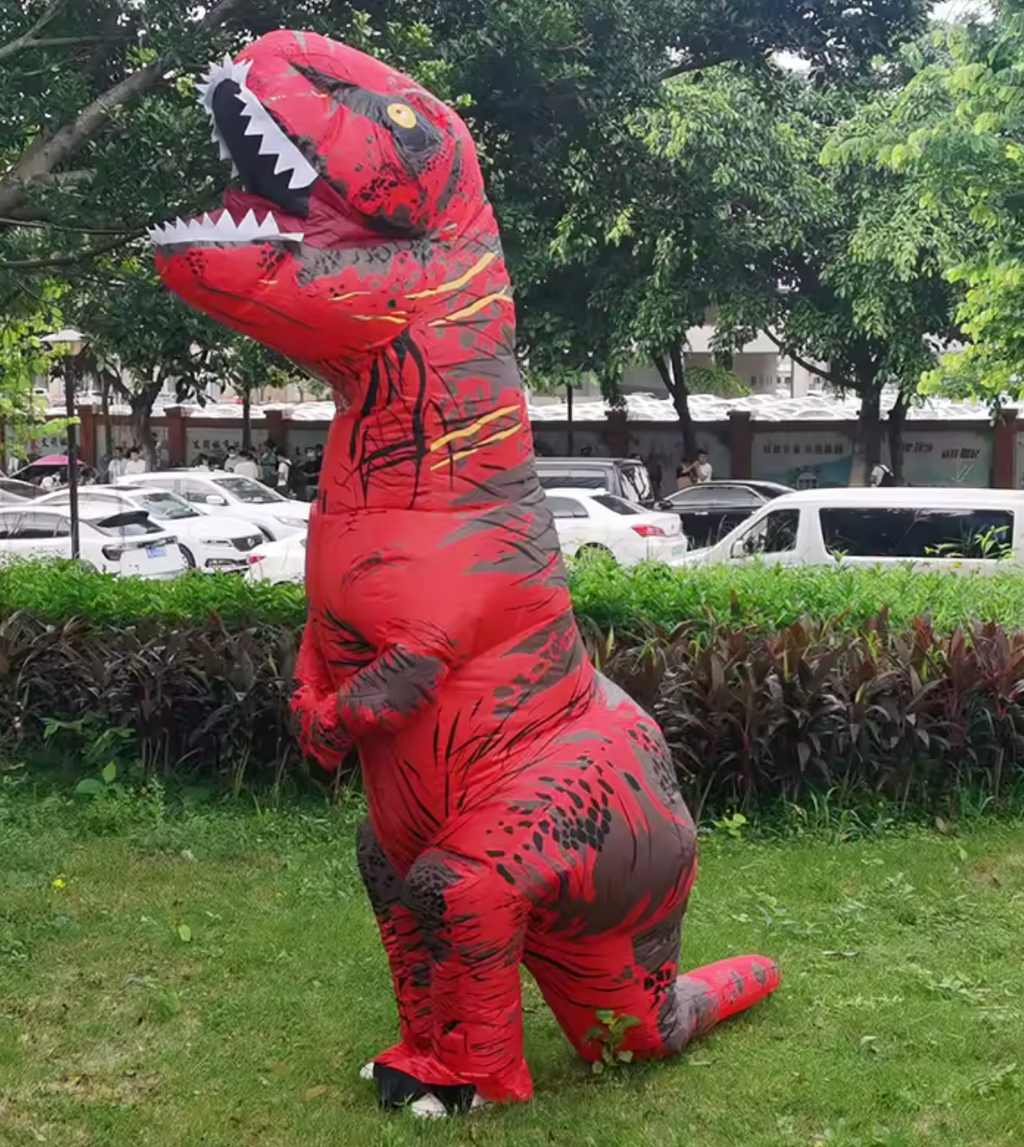 Costume Gonfiabile Dinosauro, per bambini e adulti