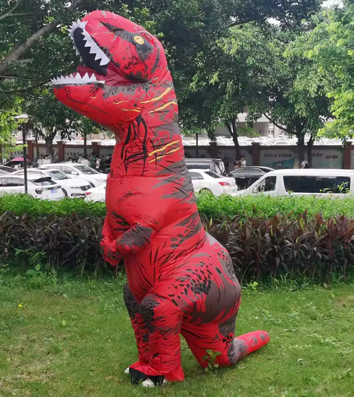 Costume Gonfiabile Dinosauro, per bambini e adulti