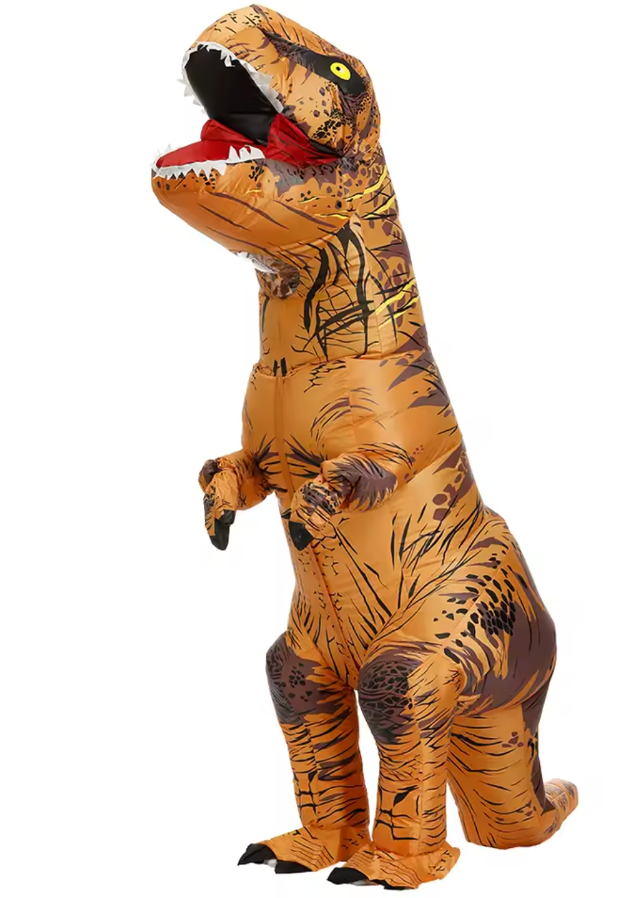 Costume Gonfiabile Dinosauro, per bambini e adulti